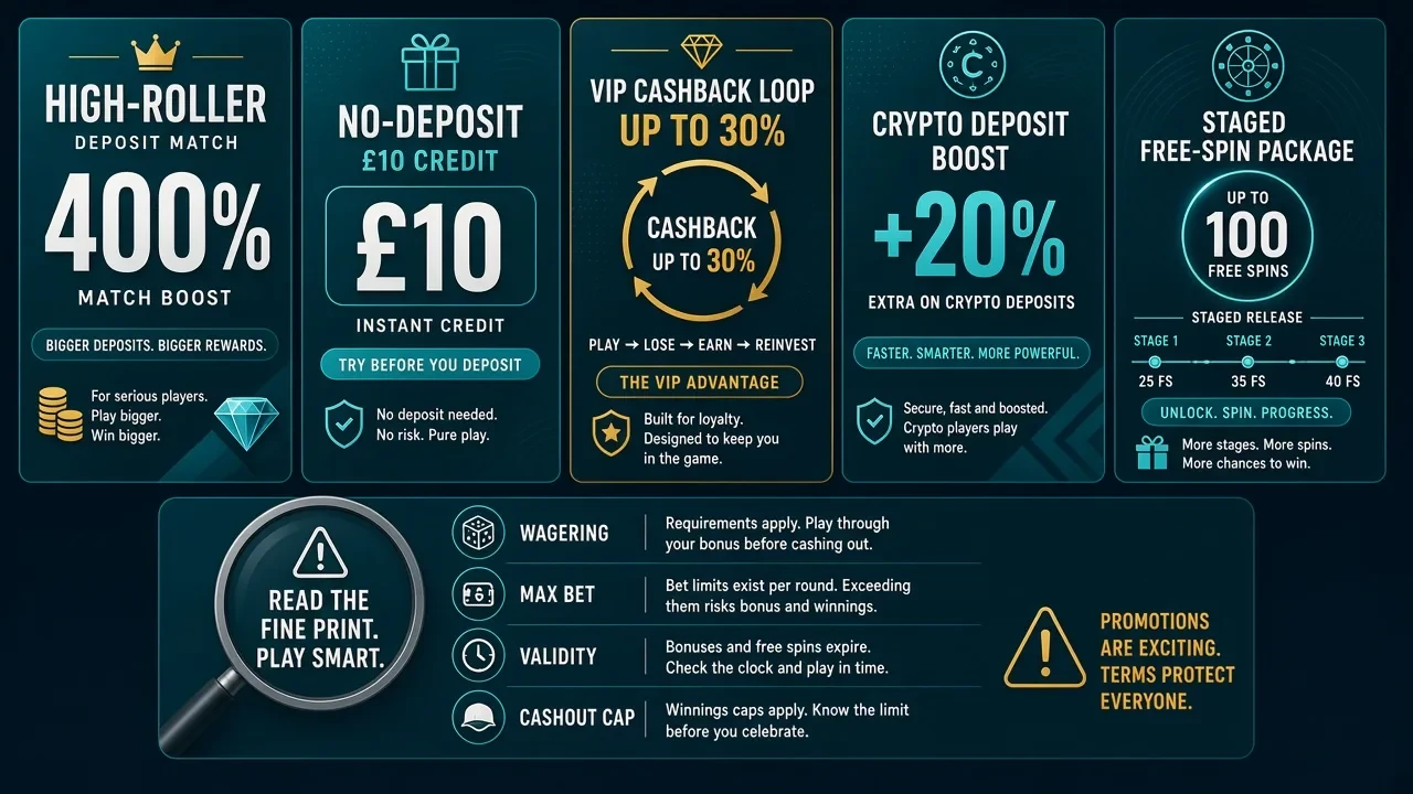 Top Promotions at Non GamStop Casinos for UK Players